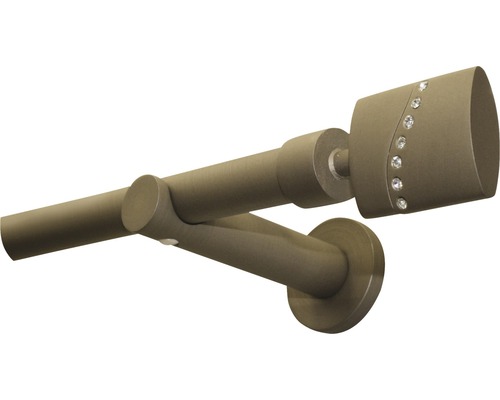 Tringle à rideaux avec strass et support