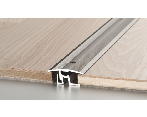 Profilé de transition en aluminium entre deux revêtements de sol