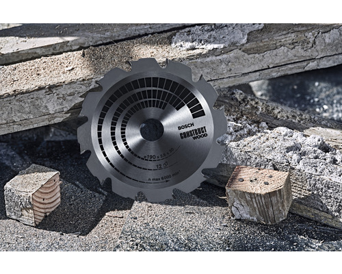 Lame de scie circulaire Bosch pour bois de construction, diamètre 190 millimètres
