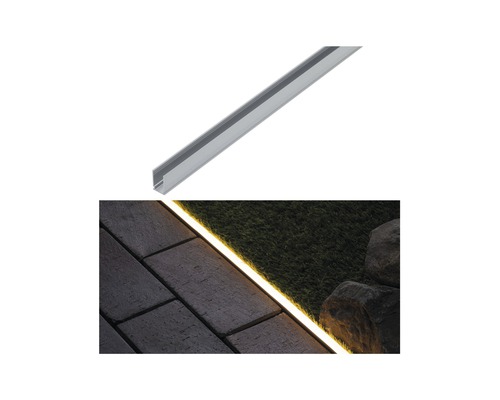 Profilé en aluminium pour bandes LED pour l''éclairage de jardin