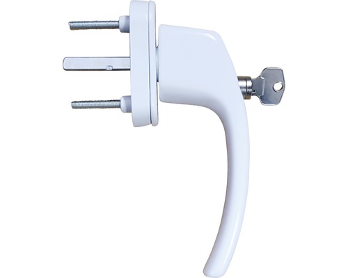 Poignée de fenêtre verrouillable avec clé