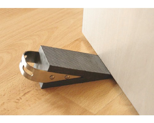 Butoir de porte en caoutchouc et métal