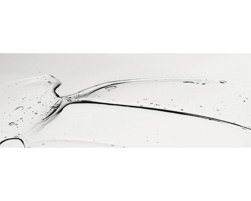 Transparentes Gel mit Blasen