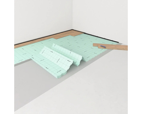 Pose d''une isolation phonique dans la pièce.