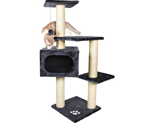 Arbre à chat avec niche et plusieurs niveaux