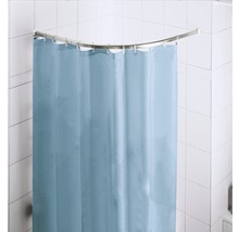 Rideau de douche bleu 240x200 cm - HORNBACH