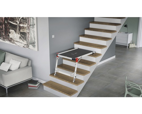 Treppenpodest auf einer Treppe im Innenbereich