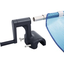 Aufrollvorrichtung für Poolabdeckung mit Handkurbel