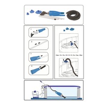 Instructions pour le montage et l''utilisation d''un nettoyeur de piscine