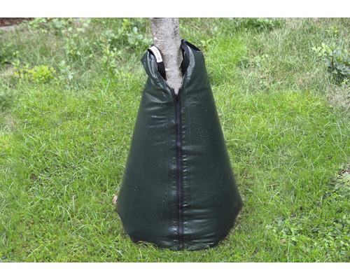 Baumwassersack mit Reissverschluss zur Bewässerung von Bäumen im Garten