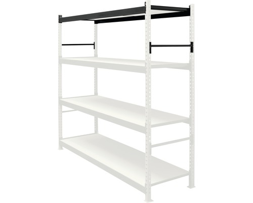 Étagère avec système de suspension noir