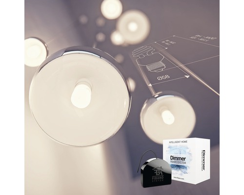 Deckenleuchten mit einem Dimmer-System für ein intelligentes Zuhause