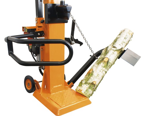 Holzspalter mit Holzscheit