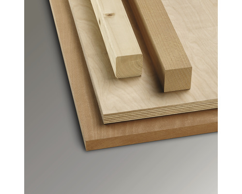 Produits en bois : bois lamellé-collé, contreplaqué et bois équarri