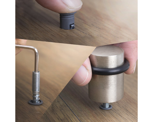 Butoir de porte montage avec clé et accessoires