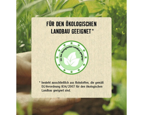 Geeignet für den ökologischen Landbau Kennzeichen