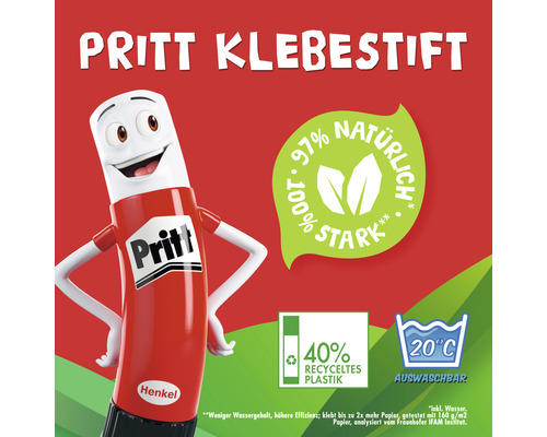 Bâton de colle Pritt avec le logo Henkel