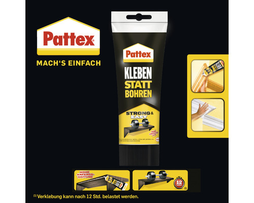 Pattex Kleben statt Bohren Montagekleber Tube