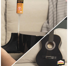 Réparation d''une guitare avec de la colle