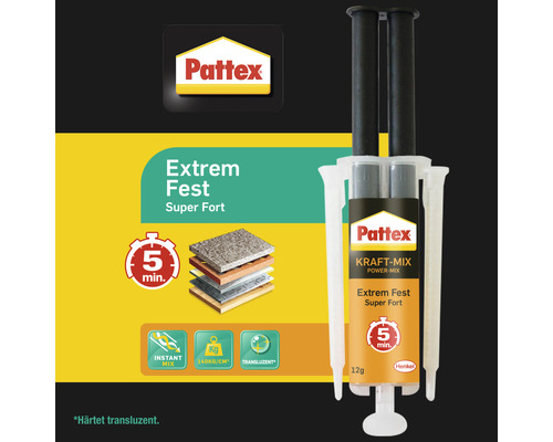 Pattex Kraft-Mix Power-Mix Extrem Fest Super Fort Klebstoff