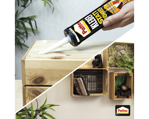 Photo extérieure d''un projet en bois avec la colle de montage Pattex Ni Clou Ni Vis