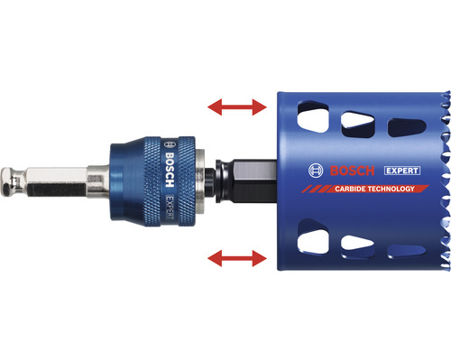 Scie cloche Bosch Expert Carbide Technology avec porte-foret