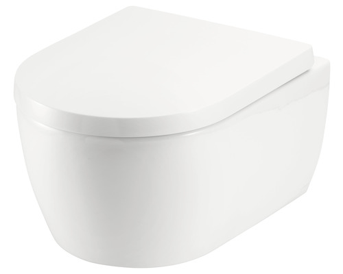 WC suspendu à fond creux en céramique sanitaire avec siège de WC