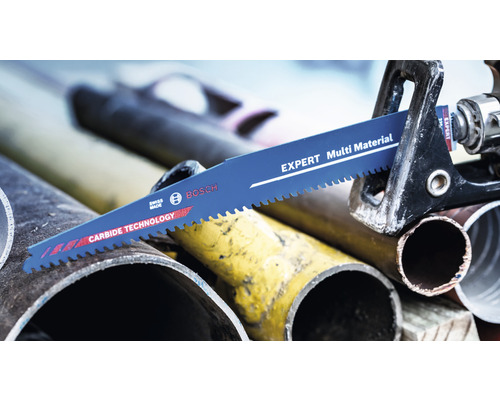 Bosch Expert Multi Material Säbelsägeblatt zum Sägen von Rohren