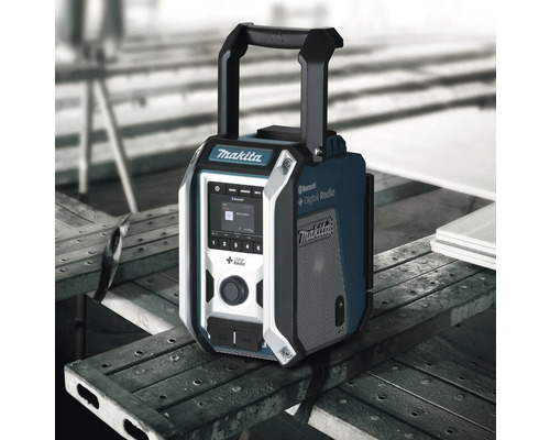 Radio de chantier Makita avec radio numérique et fonction Bluetooth