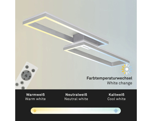Deckenleuchte mit Fernbedienung und einstellbarer Farbtemperatur