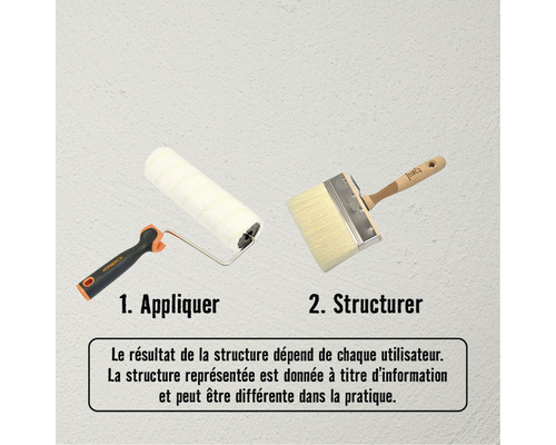 Image d''un rouleau de peinture et d''une brosse plate pour la décoration murale.