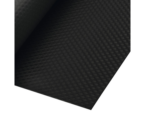 Tapis antidérapant noir avec motif à points