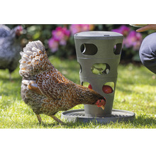 Hühner Futterturm beeztees Grau 30 x 30 x 36 cm recycelter Kunststoff-thumb-9