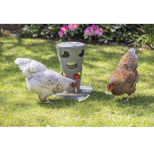 Hühner Futterturm beeztees Grau 30 x 30 x 36 cm recycelter Kunststoff-thumb-11