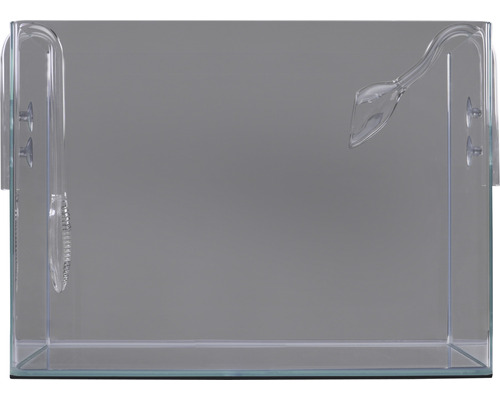 Aquarium mit Glasrohren für Zu- und Ablauf