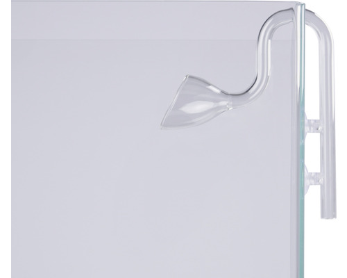 Aquarium avec diffuseur en verre pour l''alimentation en CO2