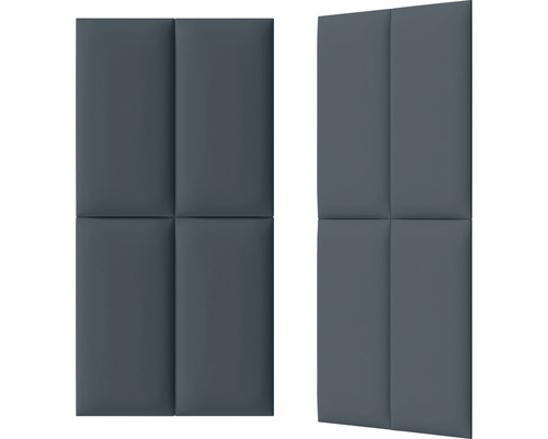 Zwei Schallschutzpaneele zur Wandmontage mit quadratischer Struktur