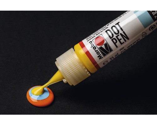 Marabu Dot Pen avec des gouttes de peinture