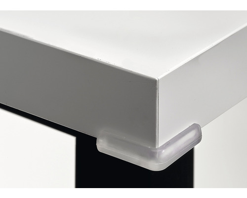 Coin de pied de table avec protection d''angle