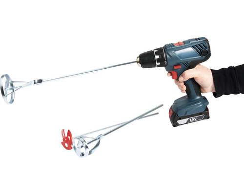 Perceuse avec outil de mélange