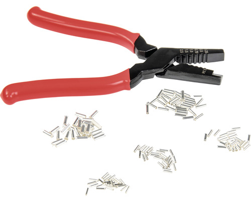 Pince à sertir avec embouts de câble