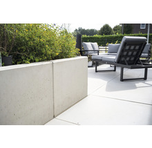 L-Stein Winkelstein Sichtbeton bewehrt grau 100 x 12 x 55 cm Fusstiefe = 30 cm