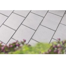 Dalle de terrasse en béton iStone Basic gris-blanc 40x40x4 cm