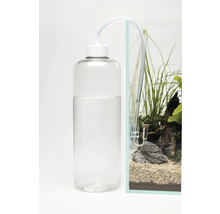 Aquarium CO2 Anlage mit Flasche am Aquarium befestigt