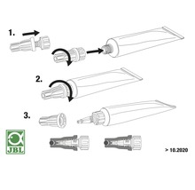 Mode d''emploi d''une cartouche de silicone pour aquarium