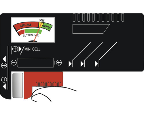 Testeur de piles pour vérifier les piles