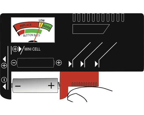 Testeur de piles pour tester les piles