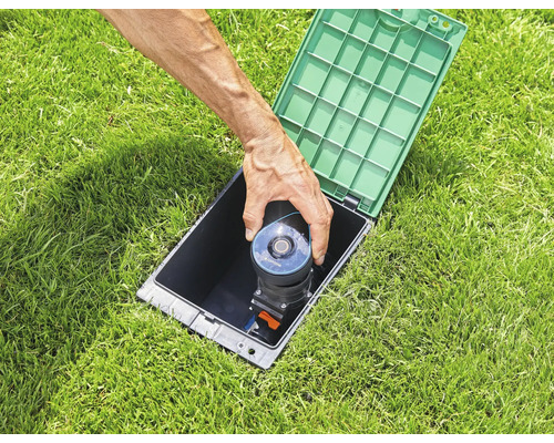 Installation d''un système d''arrosage dans le jardin