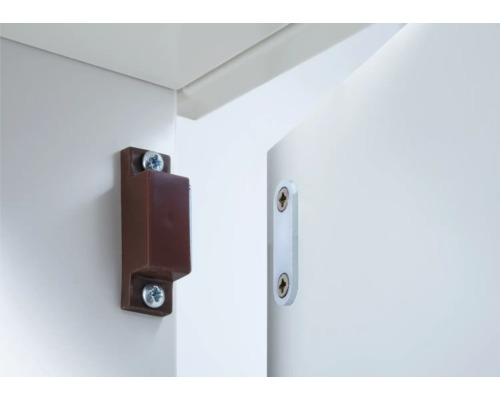 Magnetischer Türverschluss mit Schrauben zur Montage