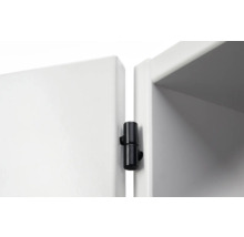 Gros plan d''une charnière sur une armoire